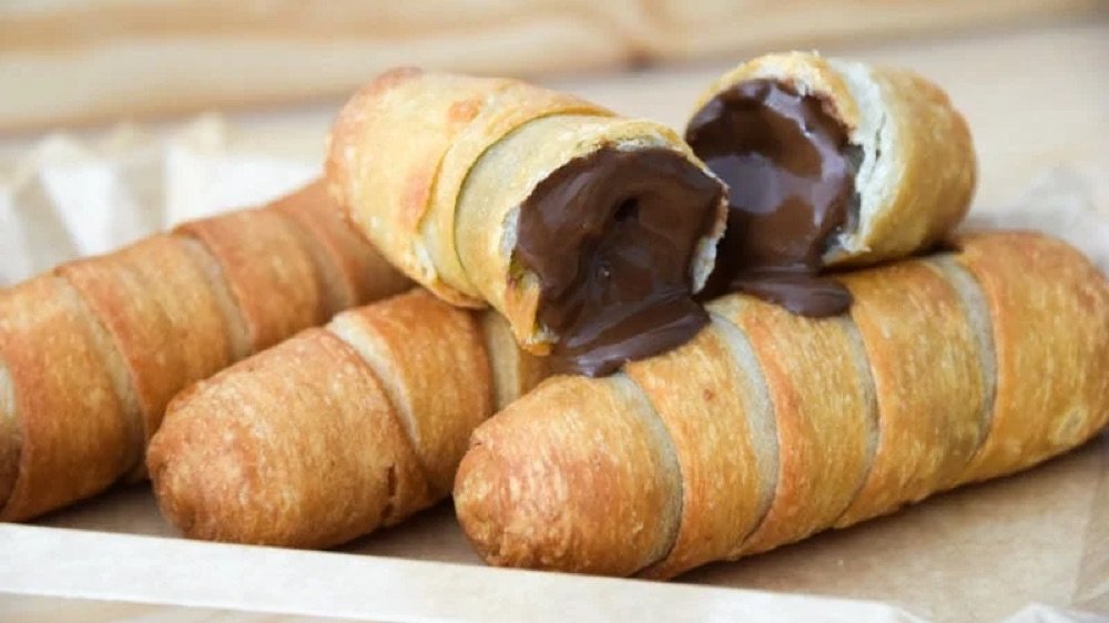 Tequeños de chocolate